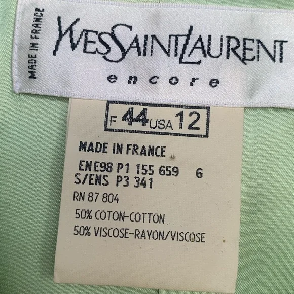 Vintage YvesSaintLaurent size44/ US12 - Picture 5 of 10